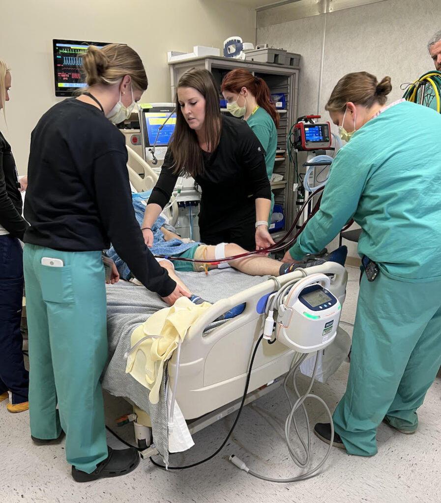 ICU simulation training approach